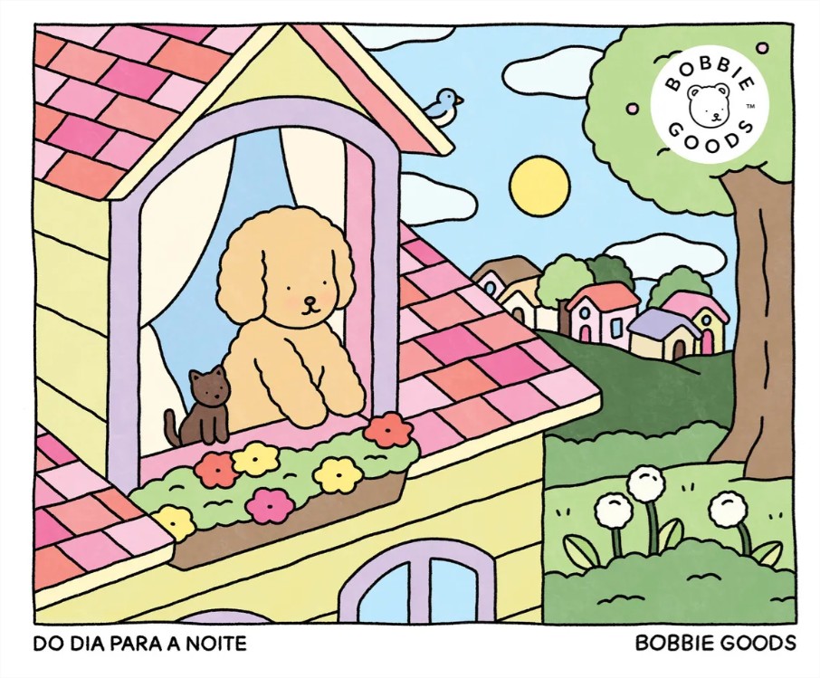 Capa de Livro De Colorir Do Dia Para A Noite De Bobbie Goods Edição 1 Em Português, 2025 Por Editora Harpercollins Brasil