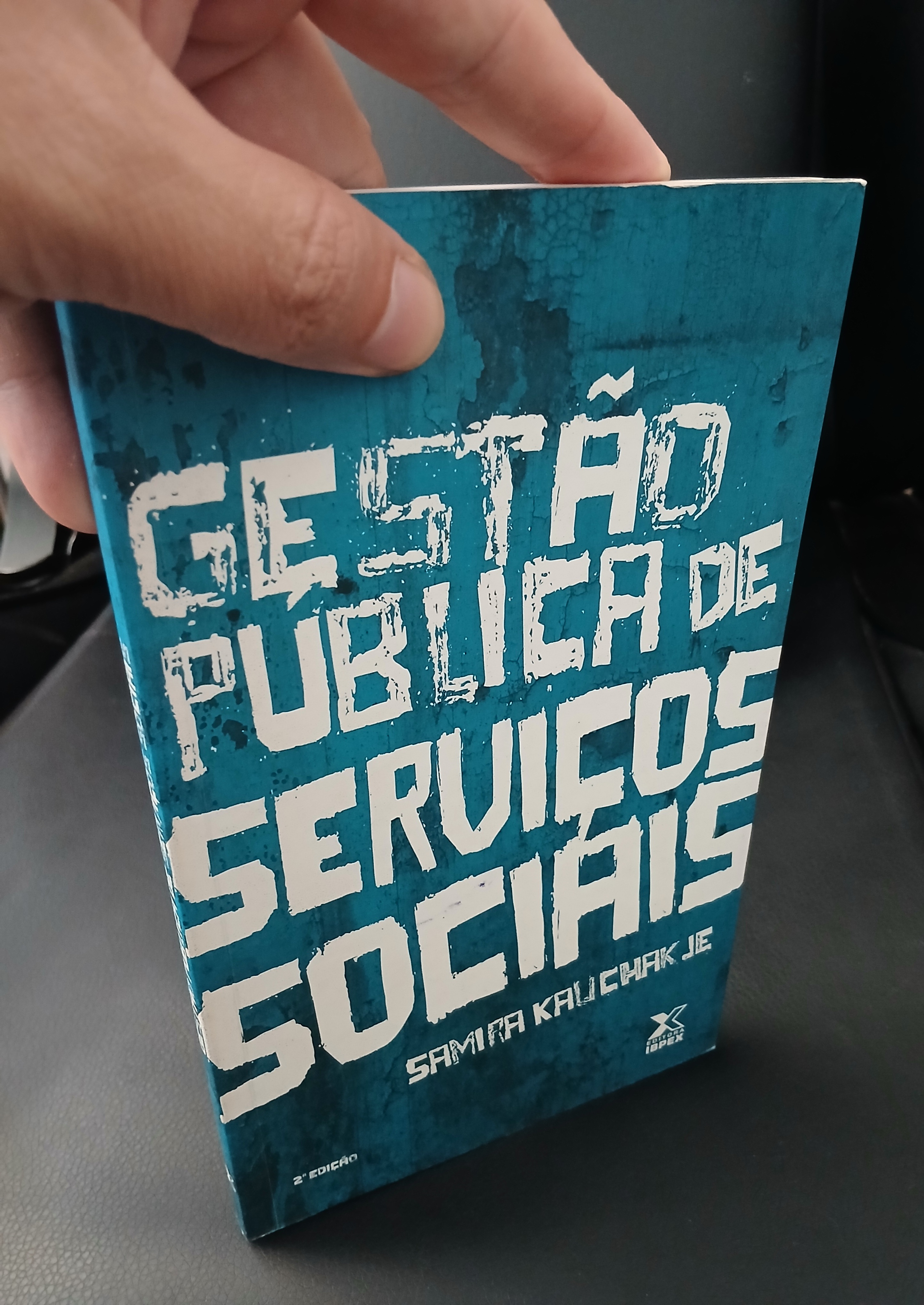 Capa de Gestão pública de serviços sociais, Samira Kauchakje - IBPEX - em ótimo estado