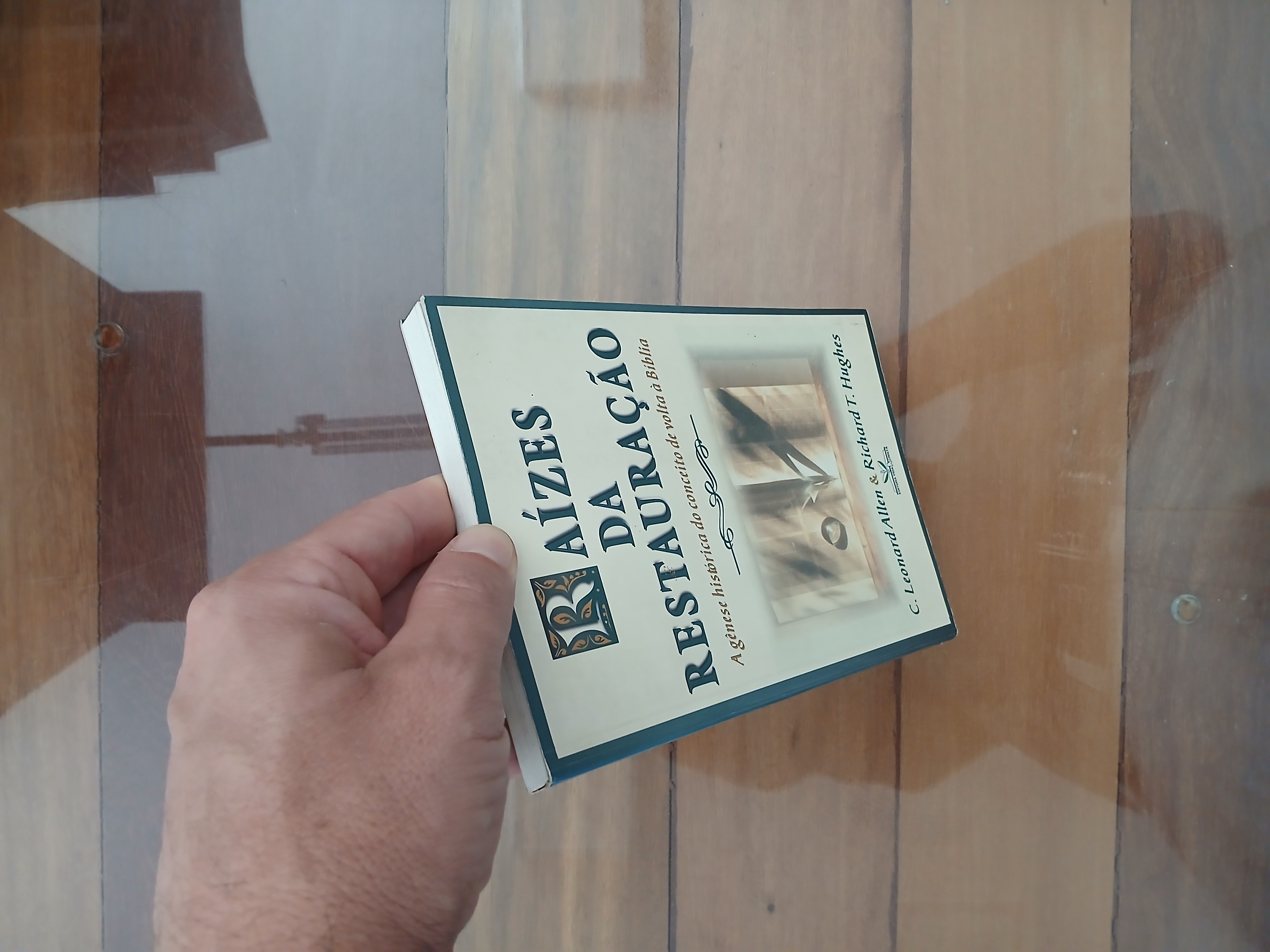 Capa de Livro Raízes da Restauração, C. Leonard Allen e Richard T. Hughes -  clássico- Vida Cristã | Obra rara