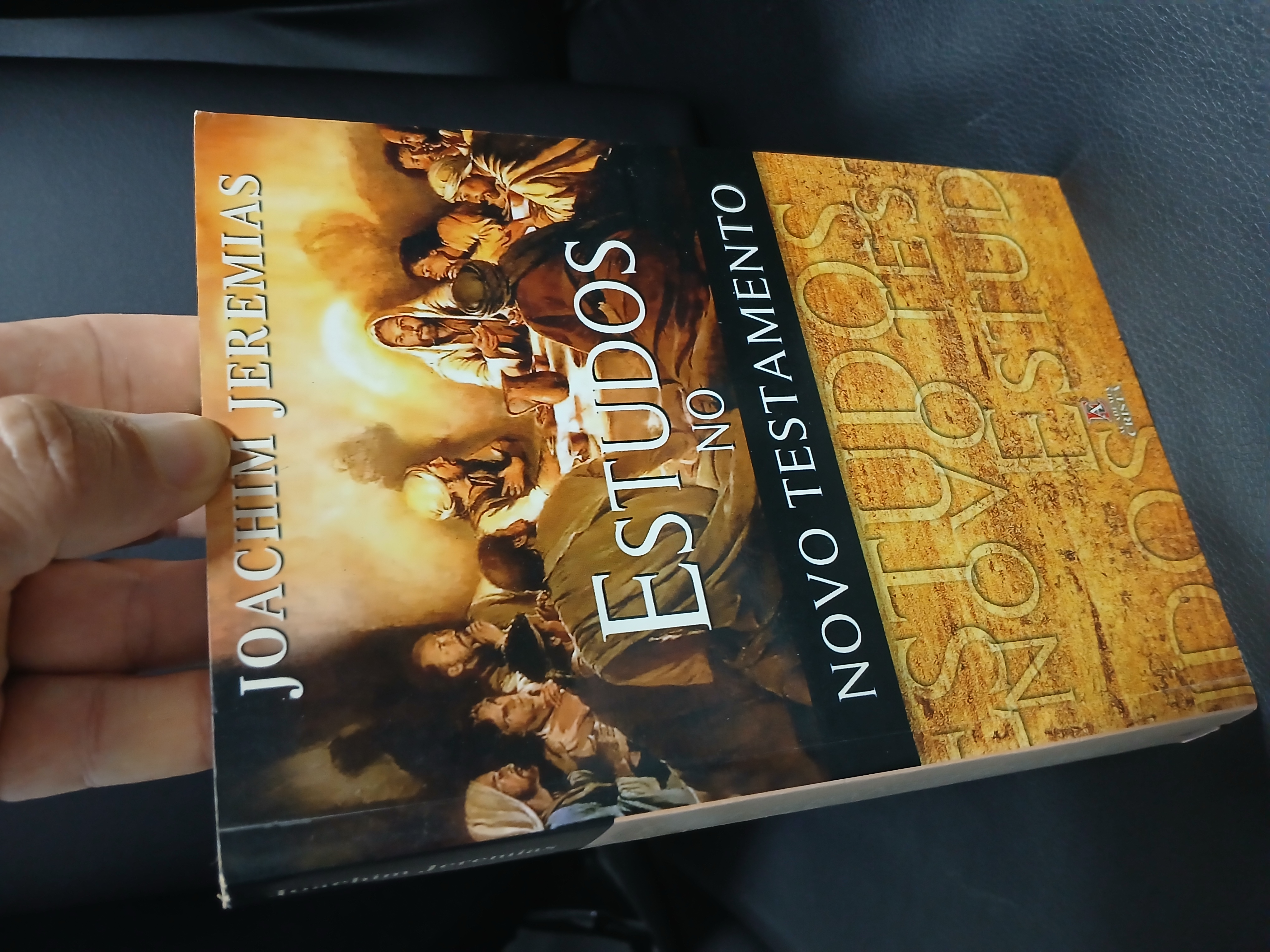 Capa de Estudos no Novo Testamento, Joachim Jeremias - Academia Cristã, 2006