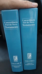 Concordância Fiel do Novo Testamento: Grego–Português / Português–Grego (2 volumes) | Capa dura, em ótimo estado