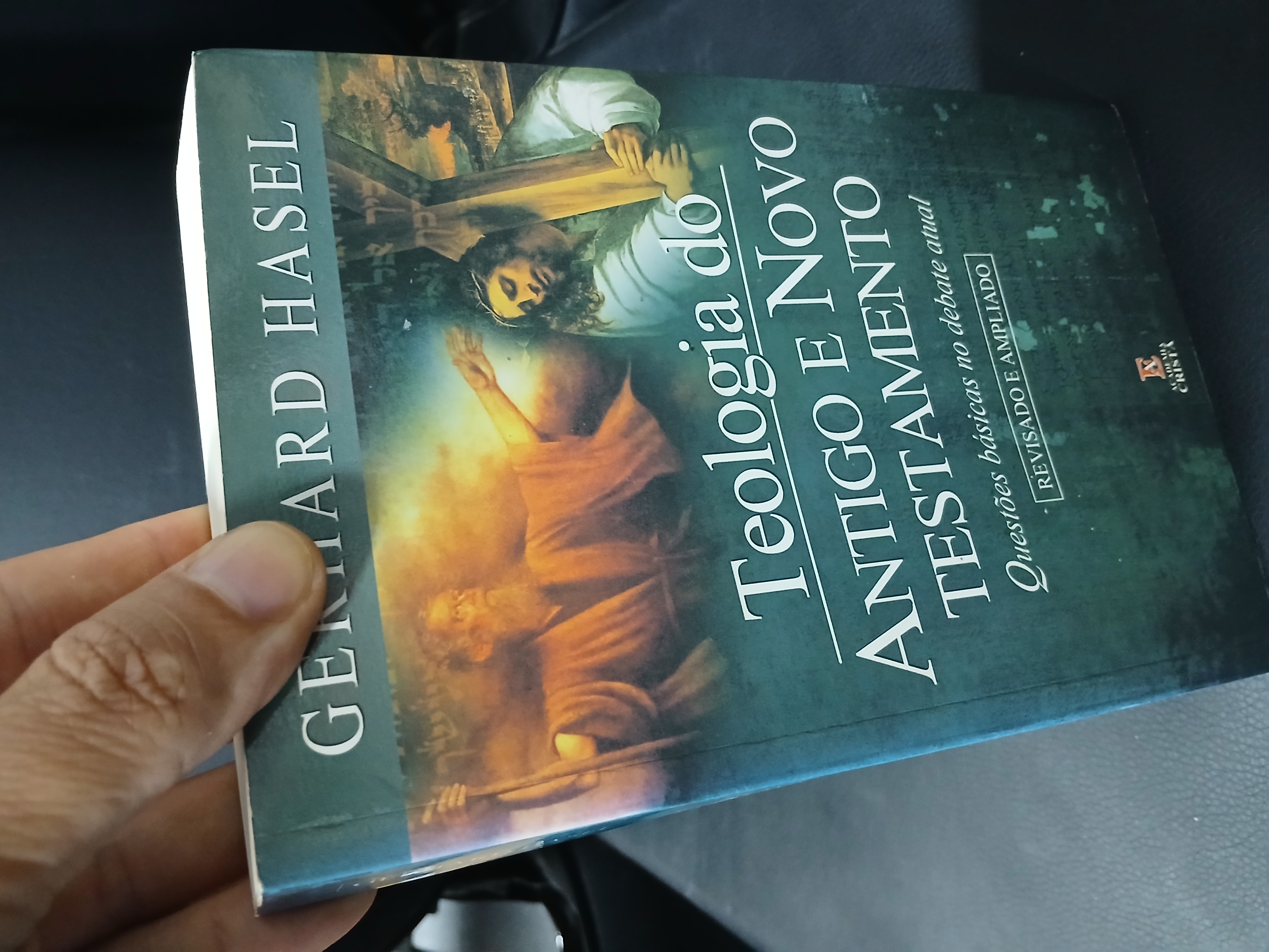 Capa de Teologia Antigo e Novo Testamento Gerhard Hasel Livro Teologia Bíblica Completa - Academia Cristã - em ótimo estado