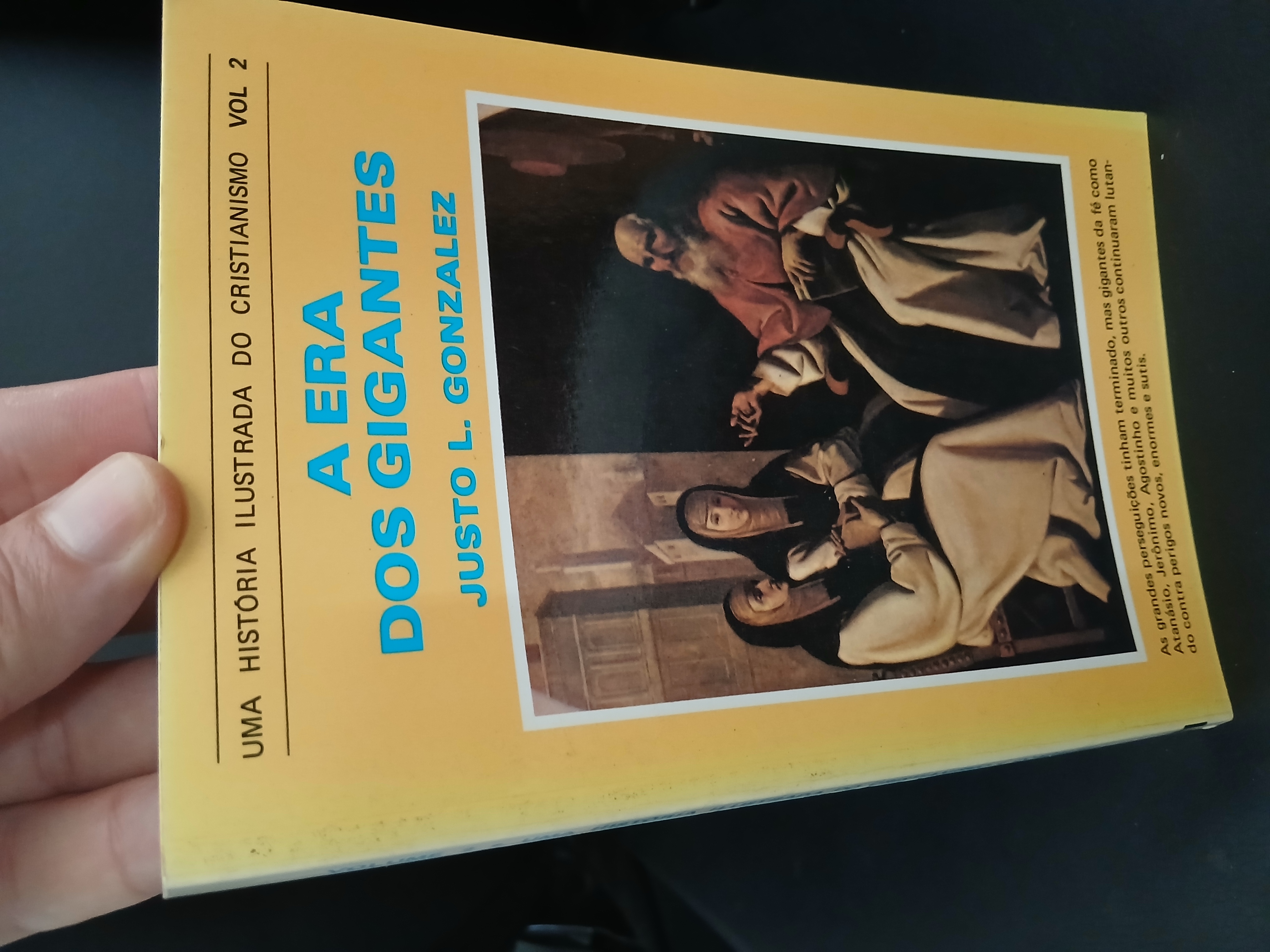 Capa de A Era dos Gigantes (Uma História Ilustrada do Cristianismo - Volume 2), Justo L. González - Vida Nova - em ótimo estado