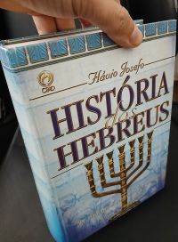 História dos Hebreus - Flávio Josefo - Obra Completa História Bíblica Antiguidades Judaicas, CPAD - em ótimo estado