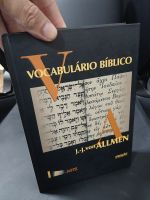 Vocabulário Bíblico J J von Allmen Dicionário Bíblico Teológico Estudo Bíblia - ASTE - capa dura, em excelente estado